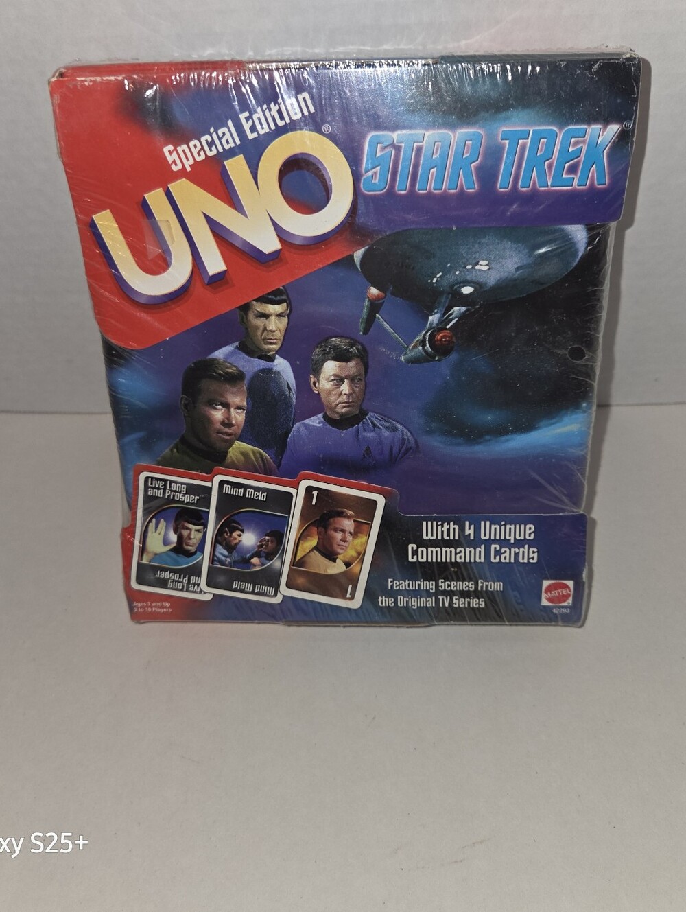 Star Trek Original Series Special Edition Uno Card Game in Tin 1999 NEW SEALED!